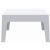 Box Resin Outdoor Coffee Table White ISP064-WHI #2