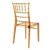 Chiavari Polycarbonate Dining Chair Transparent Amber ISP071-TAMB #2