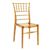 Chiavari Polycarbonate Dining Chair Transparent Amber ISP071