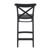 Cross Outdoor Counter Stool Black ISP264-BLA #5