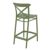 Cross Outdoor Counter Stool Olive Green ISP264-OLG #2