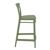 Cross Outdoor Counter Stool Olive Green ISP264-OLG #4