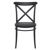 Cross Resin Outdoor Chair Black ISP254-BLA #3