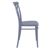 Cross Resin Outdoor Chair Dark Gray ISP254-DGR #4