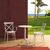 Cross XL Bistro Set with Octopus 24" Round Table White S256160