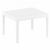 Cross XL Conversation Set with Sky 24" Side Table White S256109-WHI #3