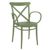 Cross XL Patio Dining Set with 4 Chairs Olive Green ISP2561S-OLG #3