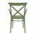 Cross XL Resin Outdoor Arm Chair Olive Green ISP256-OLG #5