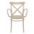 Cross XL Resin Outdoor Arm Chair Taupe ISP256-DVR #3