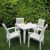 Cuadra Resin Outdoor Table 31 inch Square ISP165-WHI #3