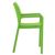 Diva Resin Outdoor Dining Arm Chair Tropical Green ISP028-TRG #7