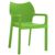 Diva Resin Outdoor Dining Arm Chair Tropical Green ISP028