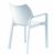 Diva Resin Outdoor Dining Arm Chair White ISP028-WHI #3