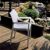 Diva Resin Outdoor Dining Arm Chair White ISP028-WHI #5