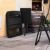 Dream Folding Outdoor Bistro Set with 2 Chairs Black ISP0791S-BLA-BLA #5