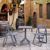Dream Folding Outdoor Bistro Set with 2 Chairs Dark Gray ISP0791S
