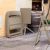 Dream Folding Outdoor Bistro Set with 2 Chairs Taupe ISP0791S-DVR-DVR #5