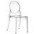 Elizabeth Clear Polycarbonate Outdoor Bistro Chair Clear ISP034