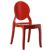 Elizabeth Glossy Polycarbonate Outdoor Bistro Chair Red ISP034