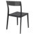 Flash Dining Chair Black with Transparent Black ISP091-BLA-TBLA #2