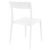 Flash Dining Chair White with Glossy White Back ISP091-WHI-GWHI #2