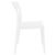 Flash Dining Chair White with Glossy White Back ISP091-WHI-GWHI #3