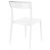 Flash Dining Chair White with Transparent Clear ISP091-WHI-TCL #2