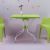 Forza Square Folding Table 31 inch - Apple Green ISP770-APP #2