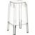 Fox Polycarbonate Counter Stool Transparent Clear ISP036
