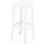 Fox Polycarbonate Outdoor Barstool Glossy White ISP037