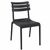 Helen Bistro Set with Sky 24" Square Folding Table Black S284114-BLA #2