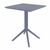 Helen Bistro Set with Sky 24" Square Folding Table Dark Gray S284114-DGR #3