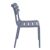 Helen Resin Outdoor Chair Dark Gray ISP284-DGR #3