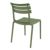 Helen Resin Outdoor Chair Olive Green ISP284-OLG #2