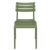 Helen Resin Outdoor Chair Olive Green ISP284-OLG #4