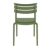 Helen Resin Outdoor Chair Olive Green ISP284-OLG #5