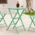 Helen Round Folding Bistro Table 24 inch Opaline ISP294-OPL #6