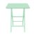 Helen Square Folding Bistro Table 24 inch Opaline ISP292-OPL #3