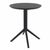 Lisa Bistro Set with Sky 24" Round Folding Table Black S126121-BLA #3