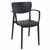Lisa Dining Set with Sky 31" Square Table Black S126106-BLA #2