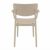 Lisa Outdoor Dining Arm Chair Taupe ISP126-DVR #4