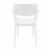 Lisa Outdoor Dining Arm Chair White ISP126-WHI #4