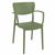 Loft Dining Set with Sky 31" Square Table Olive Green S128106-OLG #2