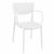 Loft Dining Set with Sky 31" Square Table White S128106-WHI #2