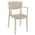 Loft Outdoor Dining Arm Chair Taupe ISP128