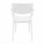 Loft Outdoor Dining Arm Chair White ISP128-WHI #4