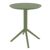 Loft Round Bistro Set 3 Piece with 24" Table Top Olive Green ISP1284S-OLG #3
