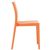 Lucca Outdoor Dining Chair Orange ISP026-ORA #2