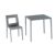 Lucca Outdoor Dining Chair Silver ISP026-SIL #2