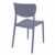 Lucy Outdoor Dining Chair Dark Gray ISP129-DGR #2